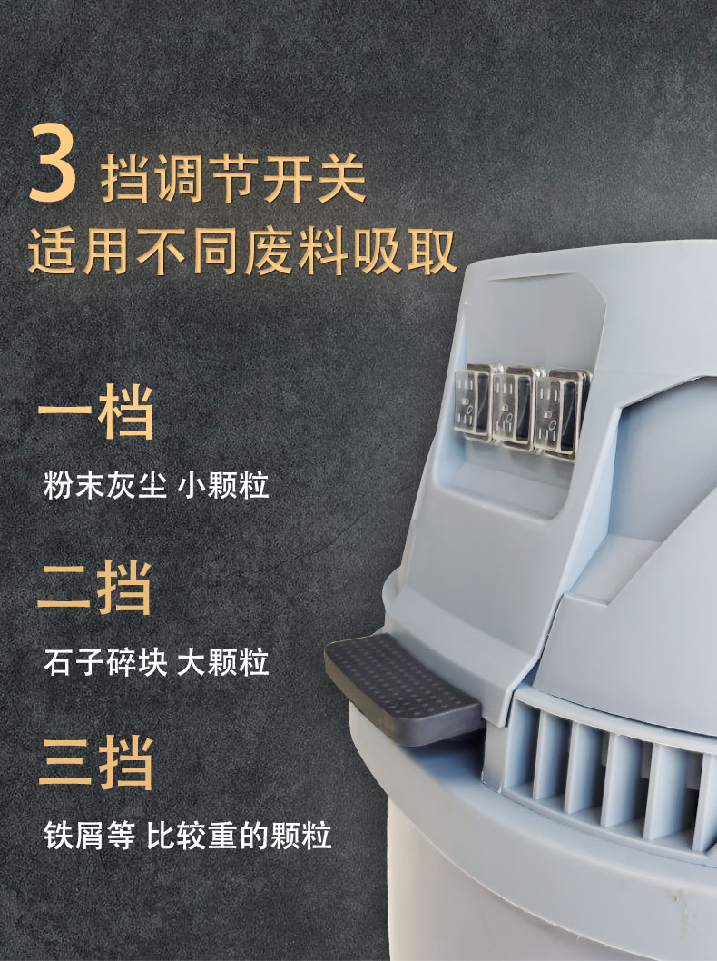 DJ36100P工業(yè)吸塵器工廠(chǎng)車(chē)間粉塵克星鐵屑粉末、加工涂料85