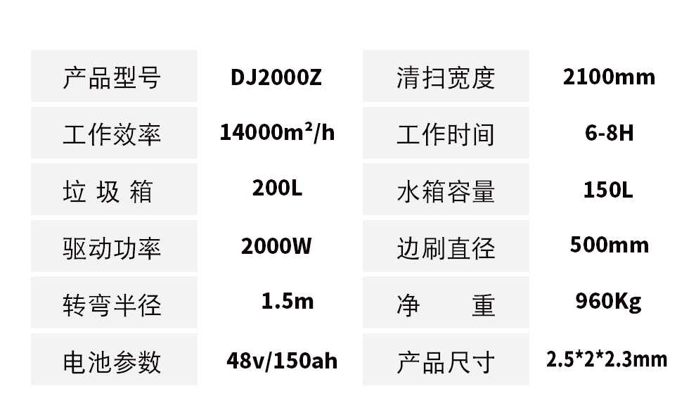 DJ2000Z駕駛式掃地機  電動(dòng)清掃車(chē)價(jià)格